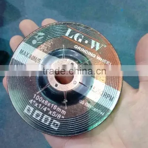 H134 T27-100X6X16mm Good Quality Black/red Grinding Wheel for Metal/inox thumbnail-5