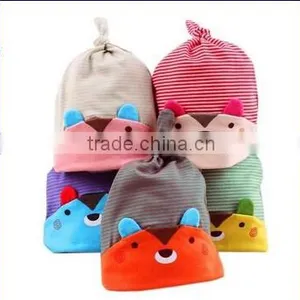 Lovely Cute Baby Girl's Flower Fancy Baby Hats and Striped thumbnail-2