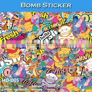 HD-004 Newest Design 1.52*30m Car Bomb Sticker Rolls For Sale thumbnail-5
