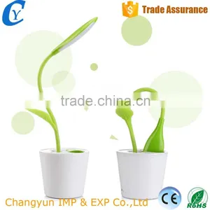 Rechargeable 18650 Creative Touch LED Table Lamp Sapling Shape Learning Eye-Protection Lamp thumbnail-1