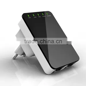 Wireless-N Router AP Repeater Booster WIFI Amplifier LAN Client Bridge IEEE 802.11 B/g/n 300Mbps EU Plug Adapter Quality Choice thumbnail-2