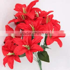 Artificial Lily Type and Oriental Lily Variety Silk Flowers thumbnail-1
