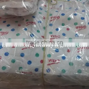 Cotton / Polyester Stitch Bonded Nonwoven Printed Cotton Floor Cleaning Cloth thumbnail-1