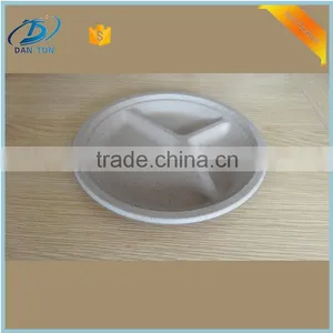 2016 Latest Disposable Paper Pulp Food Packaging Lunch Plate thumbnail-1