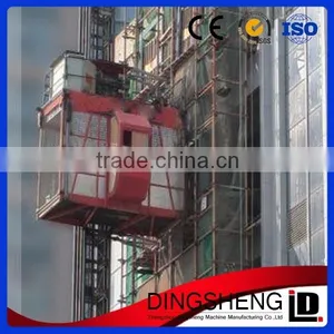 Double Cabin Professional Construction Lifting Equipment Hoisting SC100 thumbnail-1
