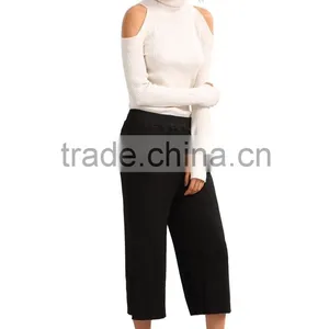 Fashion Women High Neck Plain Longsleeve Knit Sweater Top Quality Choice Supplier's Choice thumbnail-5