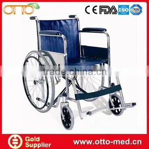Economy Steel Manual Standard Wheelchair thumbnail-1