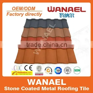 Wanael Fireproof/fire-resistant Stone Coated Metal Roof Tile/roof Gardening thumbnail-2