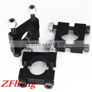 12mm 14mm 16mm 20mm 22mm 25mm Red Blue Silver Golden Black Anodized Aluminum Carbon Tube Clamp for Fiber Pipe thumbnail-1