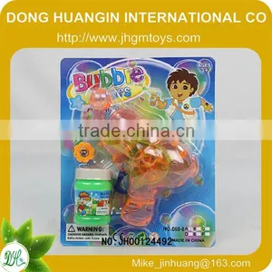2014 OEM Battery Operated Lighted Elephant Bubble Gun With Suger/candy thumbnail-1