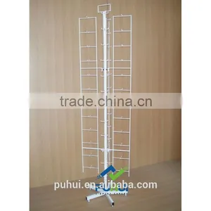 Four Sides Metal Wire Revolving Display Stand With Latest Design thumbnail-5