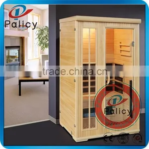 2 Person Home Use Hemlock Beauty Infrared Mini Sauna Room thumbnail-2
