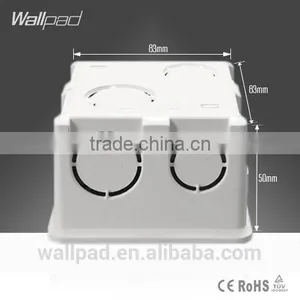 2015 New Arrival Hot Sale Wallpad For 86*86mm Wall Switch & Socket Mounting Plastic Electrical Junction Back Box Quality Choice thumbnail-1