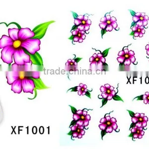 2016 Newest XF Series Water Nail Art Sticker Transfer Printing Water Decals Nail Art Decoration Quality Choice thumbnail-2
