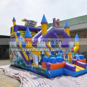 Inflatable Mine Craft Bouncer Slide thumbnail-3