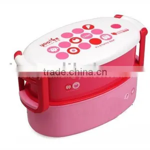 Plastic Lunch Box (doule Layer) New Item thumbnail-1