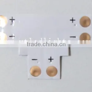 8mm 3528SMD PCB Board Connect Smd Pcb Board 8mm "T" Shape Use 8mm Connector to Connect 3pcs 3528smd Led Strips thumbnail-1