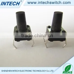 DC 12V 0.5A 6*6mm Momentary Tact Switches thumbnail-1