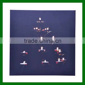 Candle Flame Led Canvas Wall Art Christmas HD-00067-141222-candle001-01 thumbnail-1