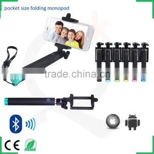 High-end Innovative Design Travel Snapshot Camera Tripod Folding Bluetooth Selfie Stick Monopod for Ios Android Smartphones thumbnail-5