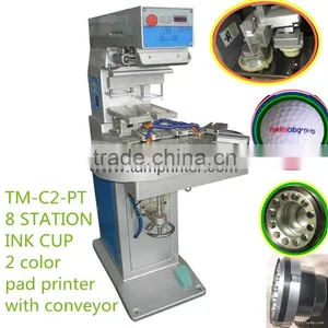 TM-C2-P Two Color Carousel Mobile Cover Pad Printing Machine thumbnail-1