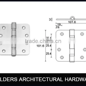 Stainless Steel Ball Bearing Hinges for Glass Door thumbnail-1