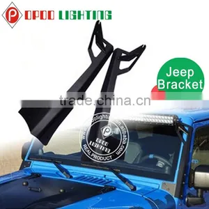 Cheap Led Light Bar Bracket,Jeep JK 50'' Work Light+Windshield Mount Led Light Bar Bracket thumbnail-2