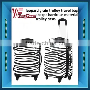 China 2014 Zebra Grain Trolley Travel Bag,abs+pc Hardcase Material Trolley Case thumbnail-1