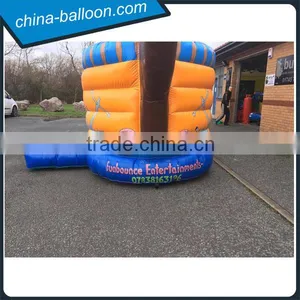 Fantastic Themed Inflatable Pirate Ship Bounce House Games With Slippy Slide thumbnail-2
