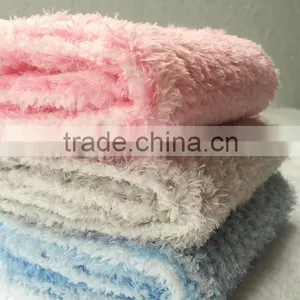 Pastel Color Soft Fluffy 1 Ply Suede Blanket for Single thumbnail-2