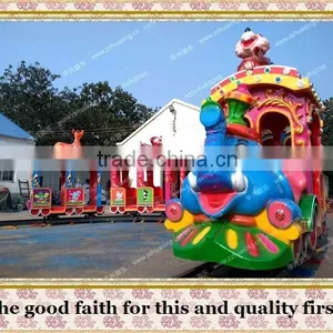 Most Attractive for Kids Elephant Train Track 14seats for Sale thumbnail-2
