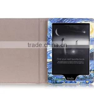 Exactly Fit Custom Printing Leather Case for 2016 New Kindle E-Reader, OEM Leather Case for E-Reader New Kindle 2016 thumbnail-2