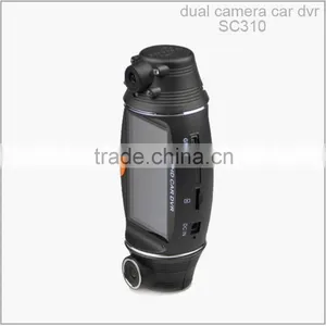 4 Infrared LEDs 2.7 Inch LCD Display 120/140 Degree Wide Angle High Resolution Car Dvr Gps Dual Camera thumbnail-5