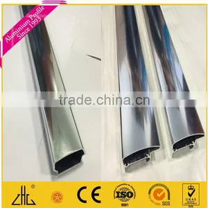 TOP!! Wooden Color Anodizing Polishing Aluminium Extrusion, Polishing Aluminum Extrusion Profile, thumbnail-6