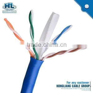 Fluke Test Passed 300m 4 Pair Cat6 Utp 24 Awg Flat Network Cable With Fire Resistant thumbnail-2