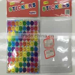 Sparkle Sticker Sticker 3-D Plastic Cartoon Sticker Kids Car Stickers Cartoon Masks thumbnail-2