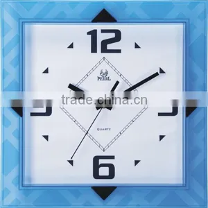 Pearl Square Colourful Wall Clock PW248 thumbnail-3