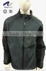 Men Black Light Softshell Jacket thumbnail-1