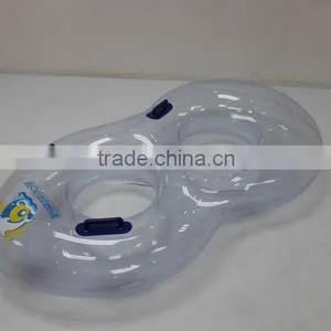 PVC Twin Holes Swim Ring With Hander thumbnail-3