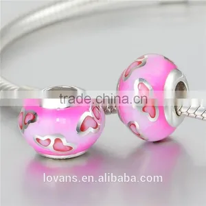 Lovely Fashion Design Pink Color Charm Bead Bracelet thumbnail-4