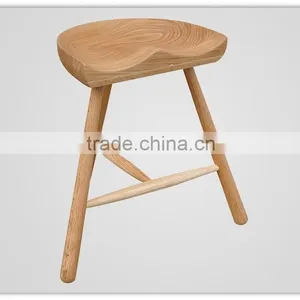 3 Legged Wooden Stool thumbnail-4