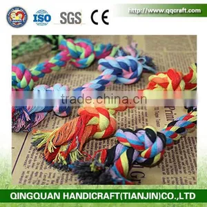 QingQ Factory Pet Puppy Dog Cotton Rope Chew Teeth Cleanning Toys thumbnail-6