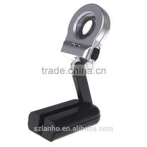 16X LED Illuminated Magnifier Table Magnifying Glass Folding Stand Jewelry Loupe thumbnail-1