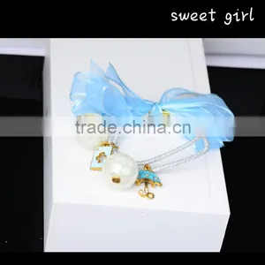 Square Crystal Ponytail Holder Rhinestone Elastic Hair Rope F108 thumbnail-1