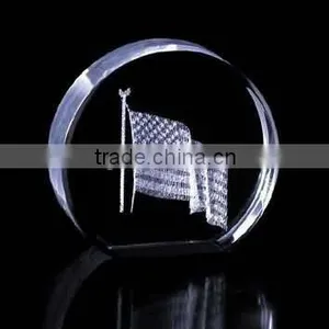 Glass Crystal Paperweight thumbnail-1