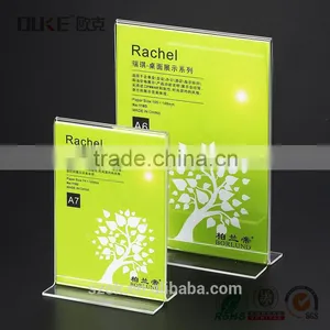 Made in China Transparent 8*11 Acrylic Sign Holder thumbnail-1