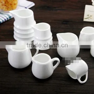 Western Style Creative Customized Porcelain White Ceramics Milk Pot and Kettle thumbnail-2