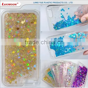 Beautiful Moving Glitter Mobile Phone Back Cover Case for Iphone 5 5s 7 6 se thumbnail-1