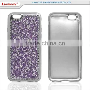 Full Diamond High Light Plating Tpu Cover Case for Lenovo S650 A658T A830 A630T S720 A66 thumbnail-3