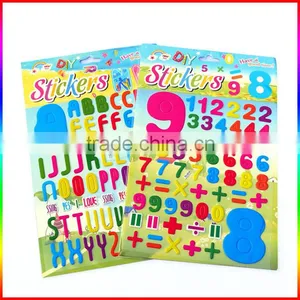 Number and Letter Puffy Stickers for Kids Learning thumbnail-1